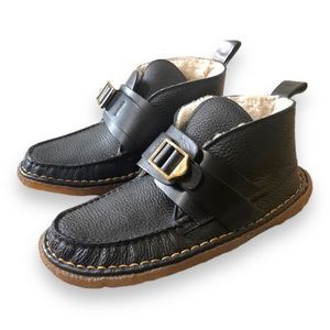 Chloe Shearling-Lined Moccasin